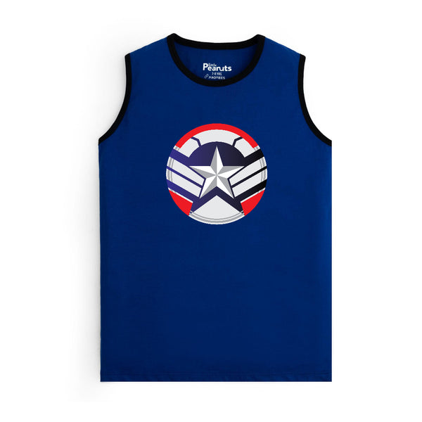 COTTON - CAPTAIN AMERICA LOGO SANDOS