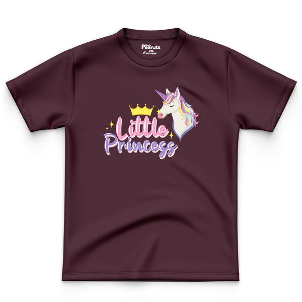 COTTON -LITTLE PRINCESS UNICORN TEE