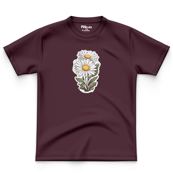 COTTON - WHITE SUNFLOWER TEE