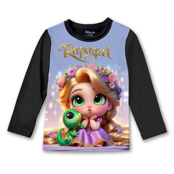 DIGITAL POLYESTER F/S - BABY RAPUNZEL AND PASCAL TEE