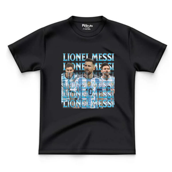 LEFTOVER - COTTON -LIONEL MESSI FOOTBALL TEE