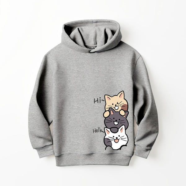 DTF HI CAT HELLO HOODIE