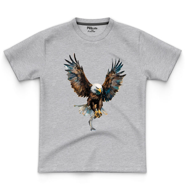 COTTON - EAGLE CATCHING FISH TEE