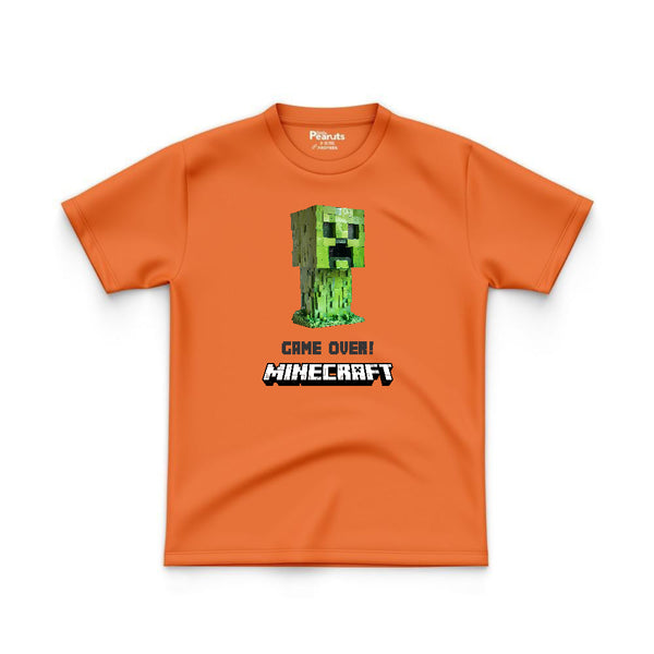 COTTON - MINECRAFT GAME OVER TEE