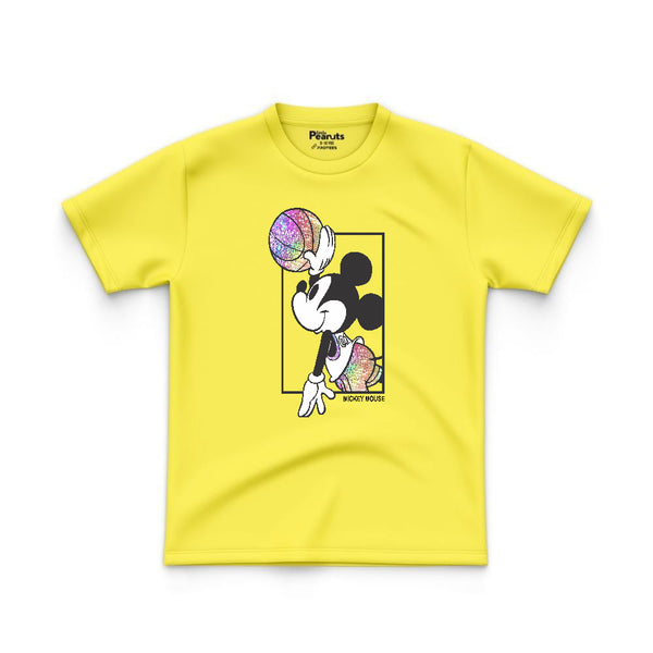 COTTON - MULTICOLOR MICKEY MOUSE TEE