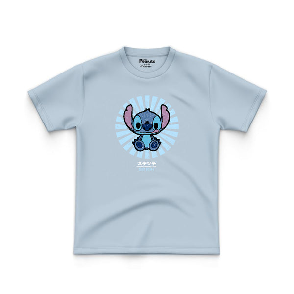 COTTON - BLUE SHINING STITCH TEE