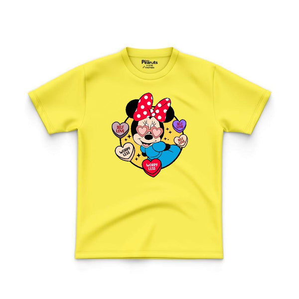 COTTON - MINNIE WITH FLOWERS TEE