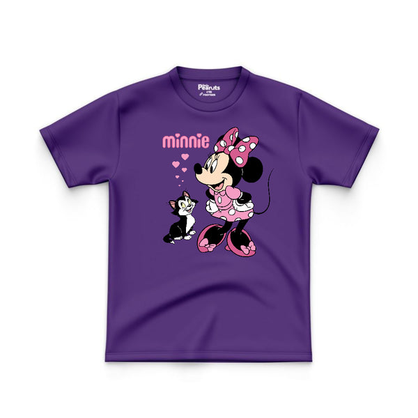 COTTON - MINNIE MOUSE WITH CAT TEE