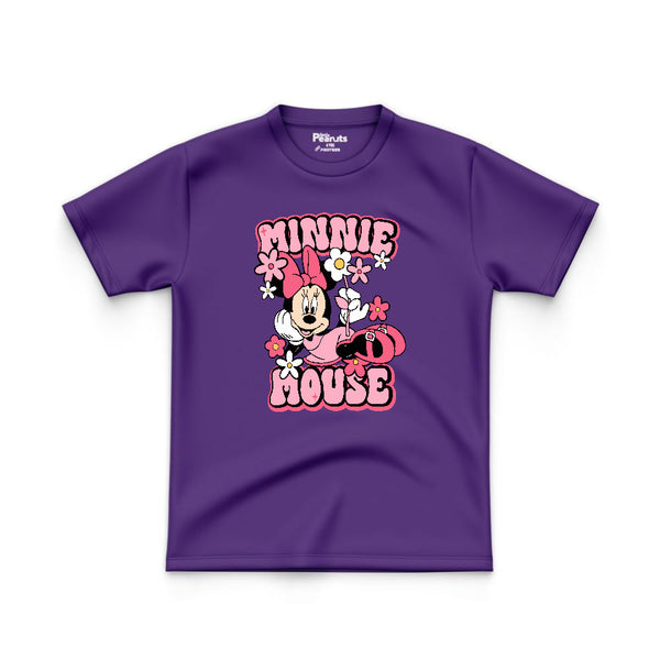 COTTON - MINNIE MOUSE FLOWERS TEE