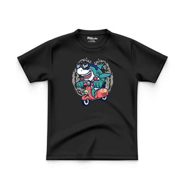 COTTON - SHARK ON RIDE TEE