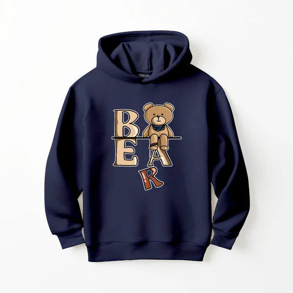 LEFTOVER DTF - BEAR SITTING HOODIE