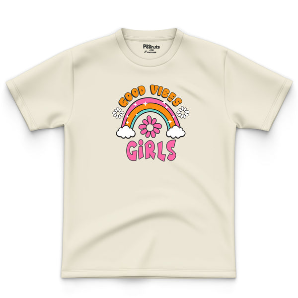 COTTON - GOOD VIBES GIRLS TEE