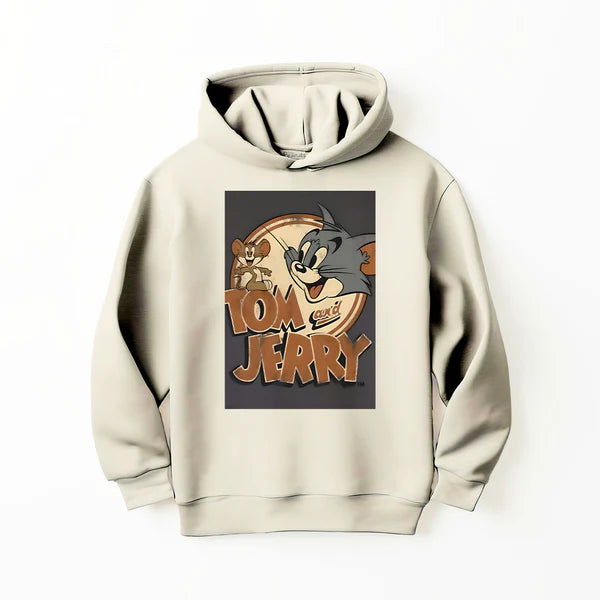 LEFTOVER DTF - TOM AND JERRY VINTAGE HOODIE