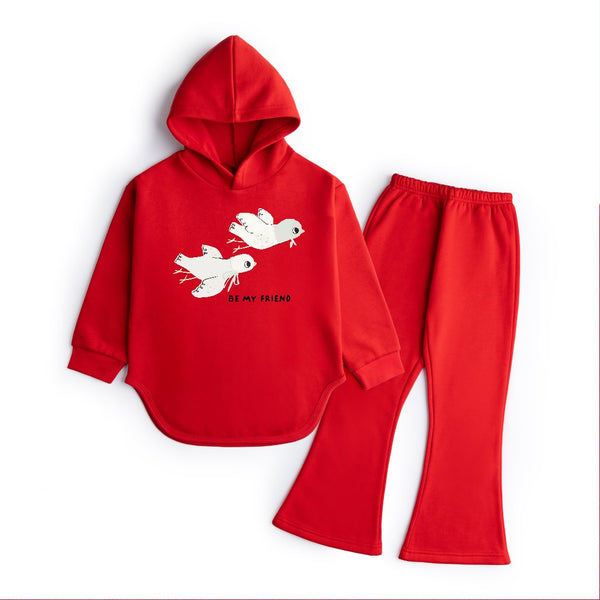 BE MY FRIEND - WIDE LEG TRACKSUIT