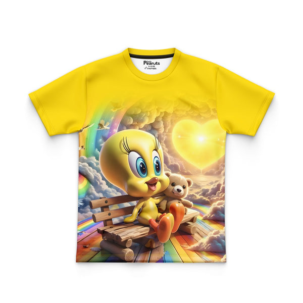 DIGITAL POLYESTER - YELLOW TWEETY TEE DG010182AO