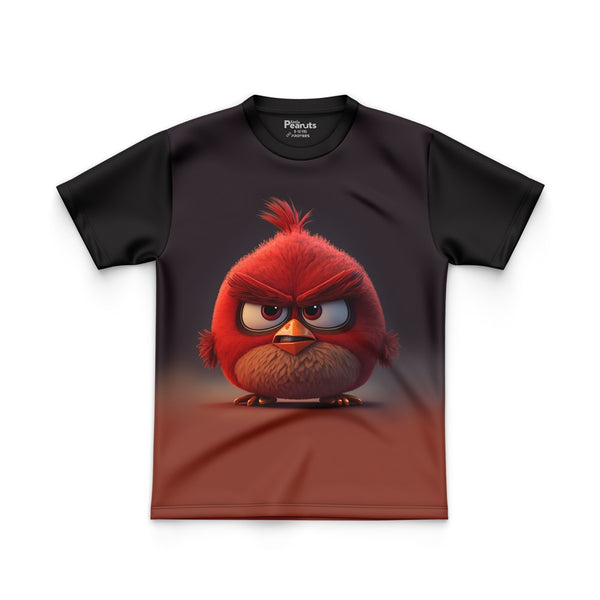 DIGITAL POLYESTER -  RED ANGRY BIRD TEE DG010101FP