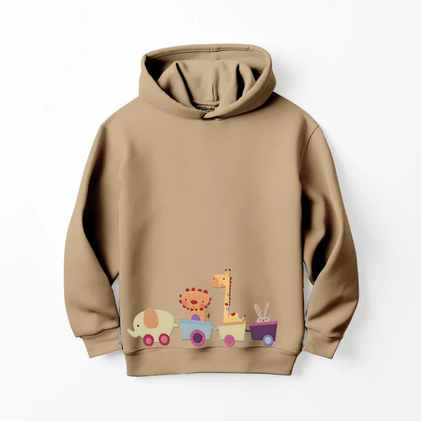 LEFTOVER DTF - CARTOON TRAIN HOODIE